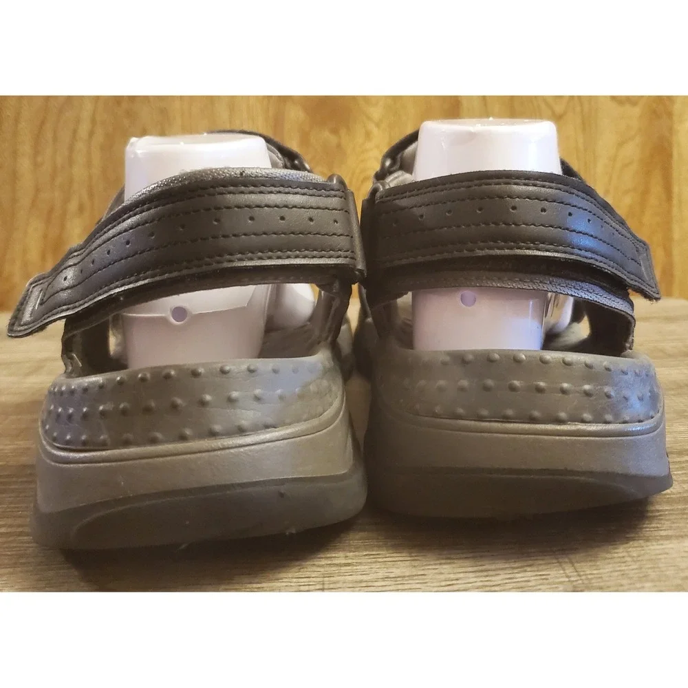 Skechers Tresmen Garo Relaxed Fit Strap Sandals Men's Size 12 Black‎